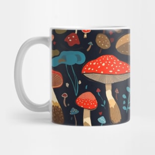 mushroom pattern Mug